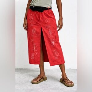 “Zodiac” cargo skirt